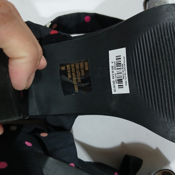 Torrid Polka Dot Tie Up Heels - Picture 11 of 12